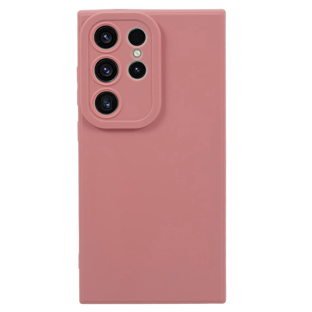 Samsung Galaxy S24 Ultra Matt Flexibel Plast Skal - Rosa