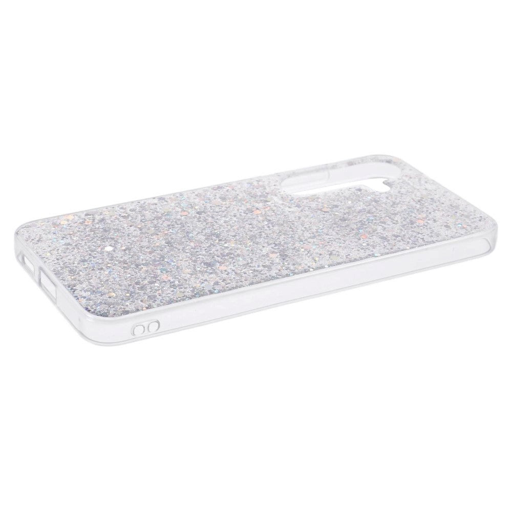 Samsung Galaxy S24 Skal - Silver Glitter