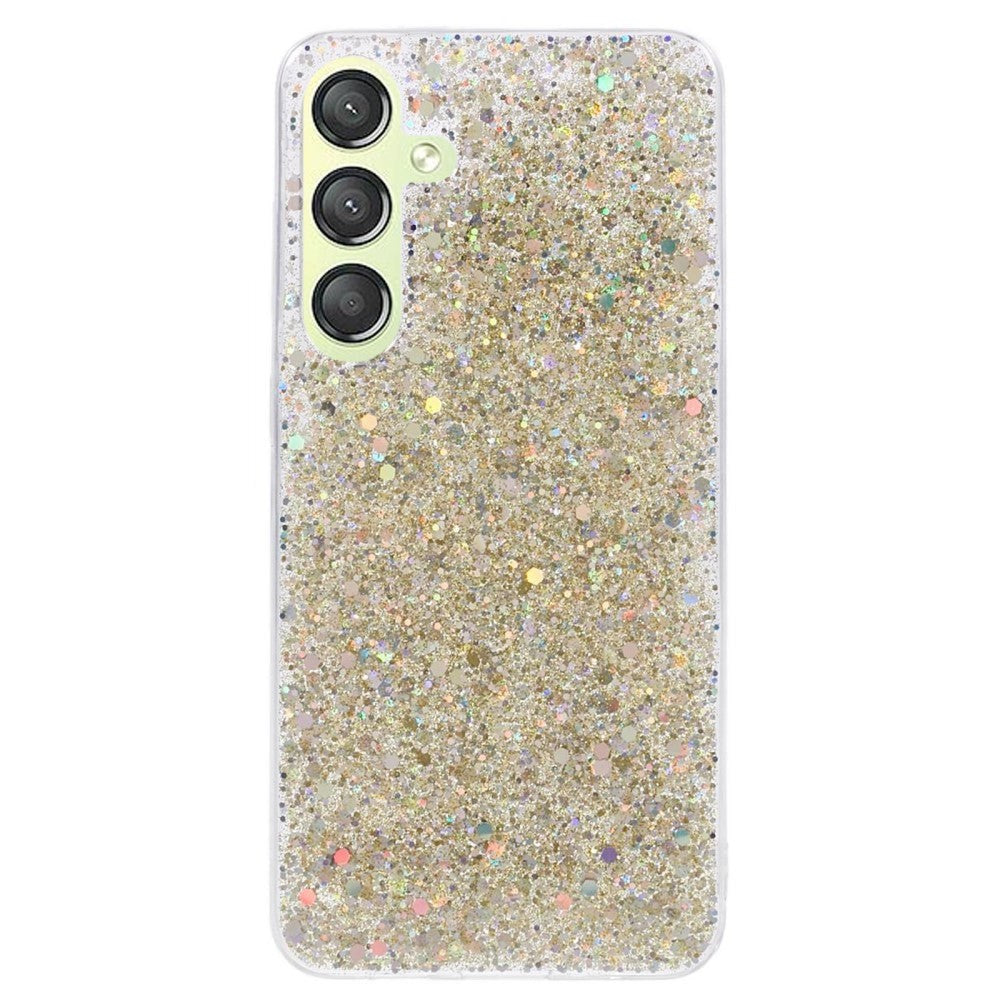 Samsung Galaxy S24 Skal - Guld Glitter