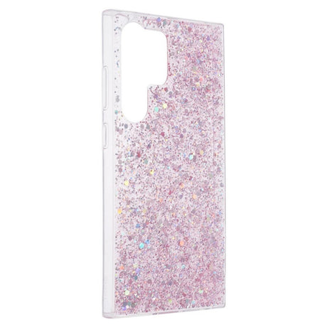 Samsung Galaxy S24 Ultra Skal - Rosa Glitter