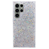 Samsung Galaxy S24 Ultra Skal - Silver Glitter