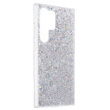 Samsung Galaxy S24 Ultra Skal - Silver Glitter