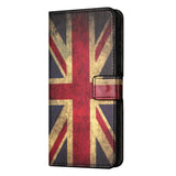 Samsung Galaxy A55 (5G) Konstläder Fodral m. Plånbok & Stativfunktion - Union Jack