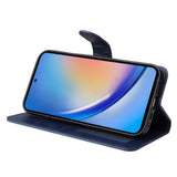 Samsung Galaxy A35 (5G) Konstläder Plånboksfodral m. Rem - Svart