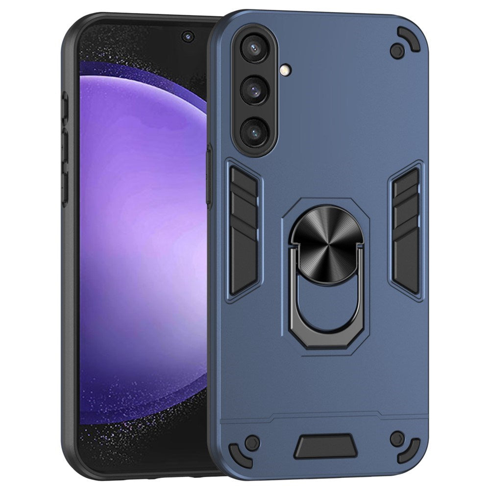 EIDERWOOD Samsung Galaxy S23 FE Tåligt Skal med Kickstand - Blå