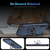 EIDERWOOD Samsung Galaxy S23 FE Tåligt Skal med Kickstand - Blå