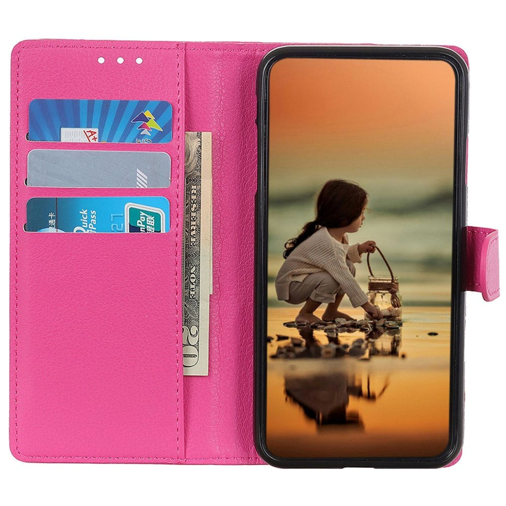 Samsung Galaxy Xcover 7 Klassisk PU-Läder Plånboksfodral - Pink