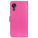 Samsung Galaxy Xcover 7 Klassisk PU-Läder Plånboksfodral - Pink