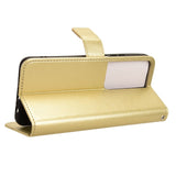 EIDERWOOD Honor X7b / 90 Smart Konstläder Flip Fodral m. Rem - Guld