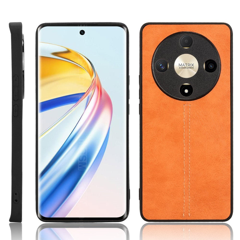 EIDERWOOD Honor Magic6 Lite (5G) Konstläder Baksida Skal - Orange