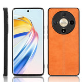 EIDERWOOD Honor Magic6 Lite (5G) Konstläder Baksida Skal - Orange