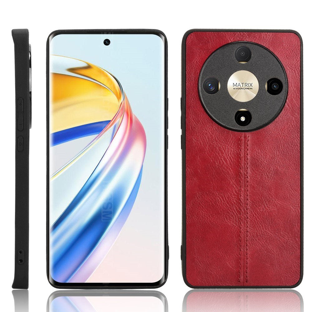 EIDERWOOD Honor Magic6 Lite (5G) Konstläder Baksida Skal - Röd
