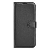 EIDERWOOD Samsung Galaxy Xcover 7 Plånboksfodral Litchi Textur - Svart