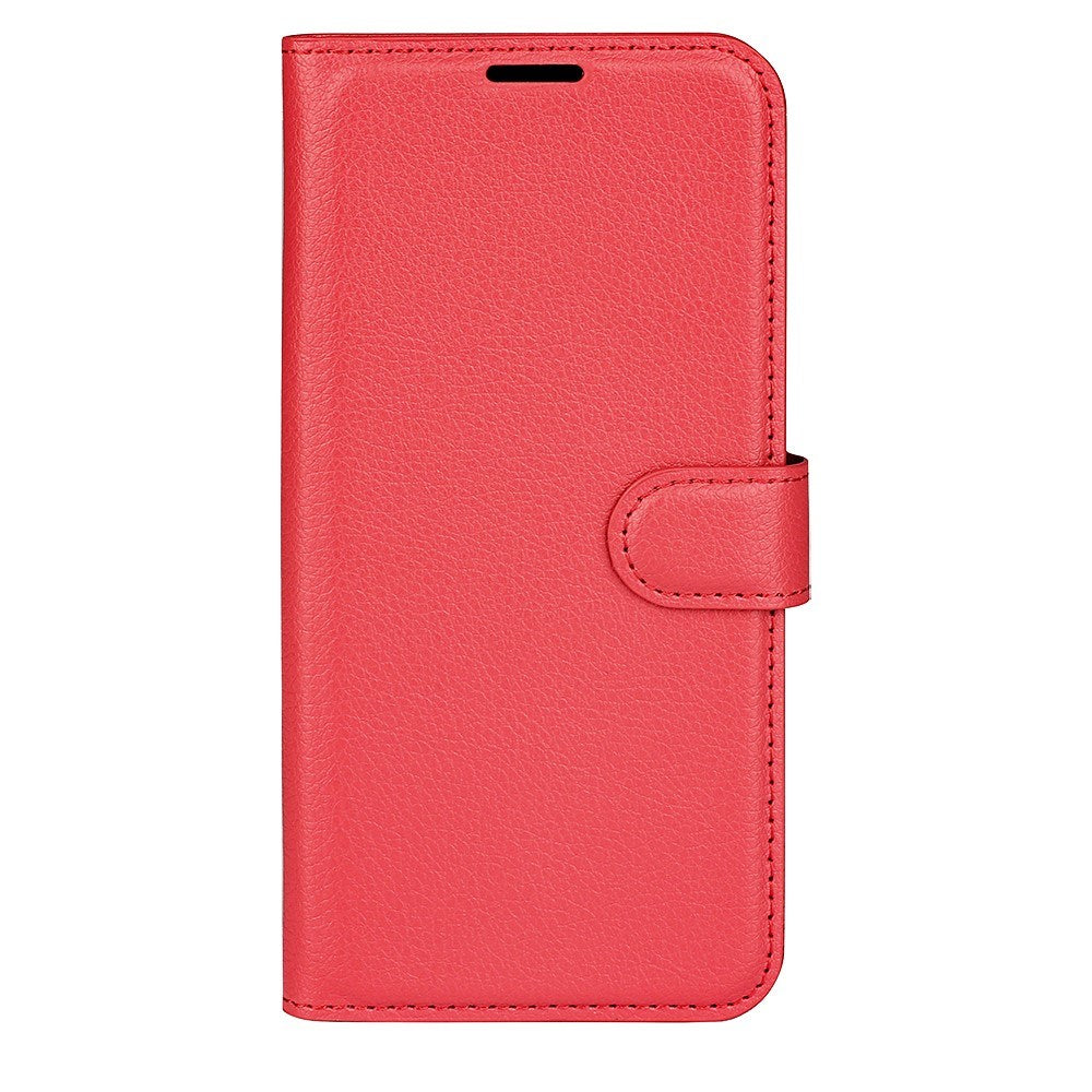 EIDERWOOD Samsung Galaxy Xcover 7 Plånboksfodral Litchi Textur - Röd