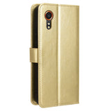 EIDERWOOD Samsung Galaxy Xcover 7 Läder Plånbokfordral m. Stativ - Guld