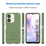 Xiaomi Poco C65 / Redmi 13C (4G / 5G) Rugged Shield Series Tåligt Skal - Grön