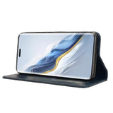 EIDERWOOD Honor Magic6 Pro (5G) Magnetiskt Konstläder Flip Fodral - Blå