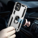 EIDERWOOD Motorola Moto G Play (2024) Tough Case m. Magnetisk Stativfunktion - Silver