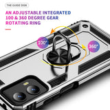 EIDERWOOD Motorola Moto G Play (2024) Tough Case m. Magnetisk Stativfunktion - Silver