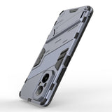 EIDERWOOD Realme C67 (4G) Hybrid Tåligt Skal med Stativfunktion - Blå