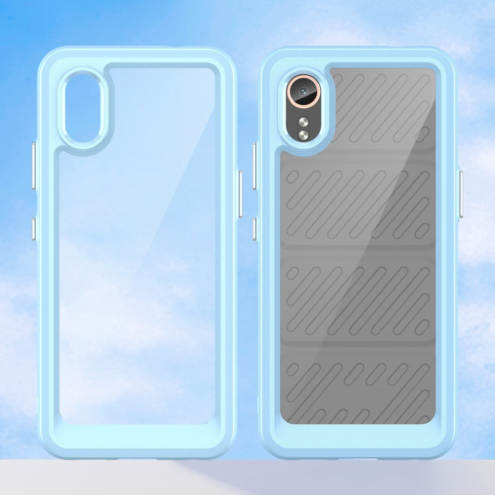 EIDERWOOD Samsung Galaxy Xcover 7 Hybrid Plast Skal - Genomskinlig / Blå