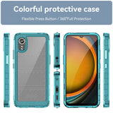 EIDERWOOD Samsung Galaxy Xcover 7 Hybrid Plast Skal - Genomskinlig / Turkos