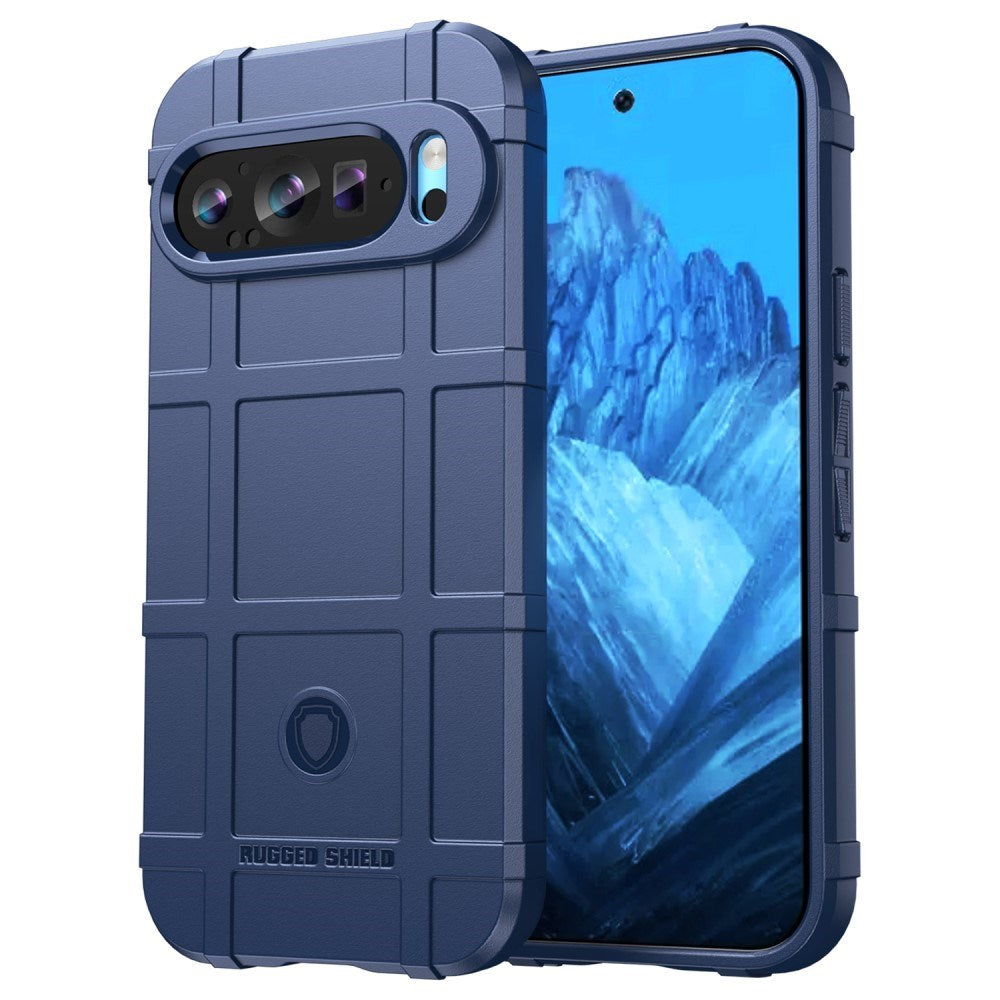 EIDERWOOD Google Pixel 9 / 9 Pro Rugged Shield Series Tåligt Skal - Blå