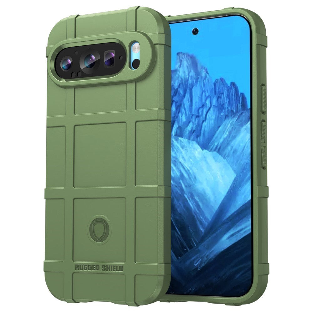 EIDERWOOD Google Pixel 9 / 9 Pro Rugged Shield Series Tåligt Skal - Grön