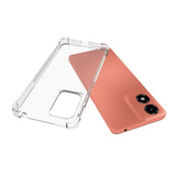 EIDERWOOD Motorola Moto E14 (4G) / G04 (4G) / G04s (4G) / G24 (4G) Flexibelt Plast Bakside Skal - Transparent