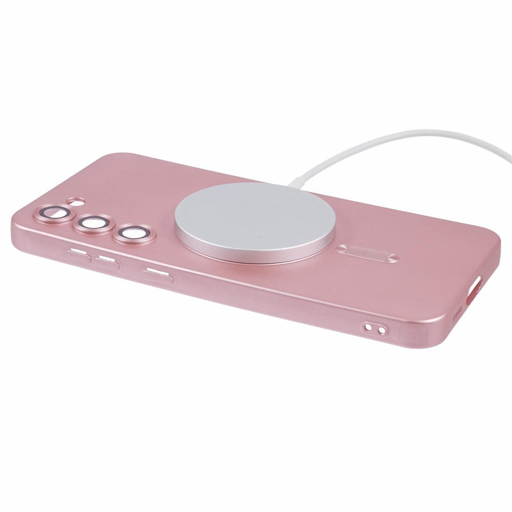 Samsung Galaxy S22+ (Plus) Flexibelt Plast Mobilskal - MagSafe Kompatibel - Rosa