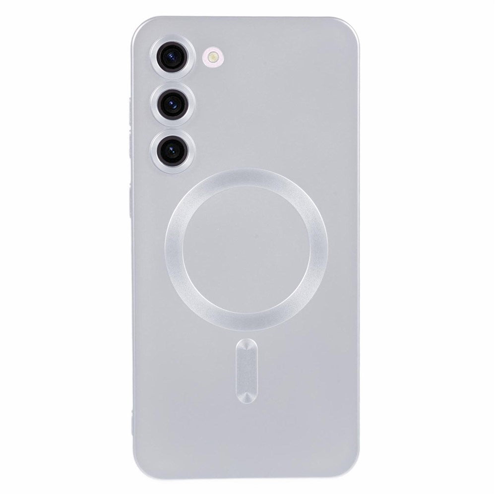 Samsung Galaxy S22+ (Plus) Flexibelt Plast Mobilskal - MagSafe Kompatibel - Silver