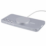 Samsung Galaxy S22+ (Plus) Flexibelt Plast Mobilskal - MagSafe Kompatibel - Silver