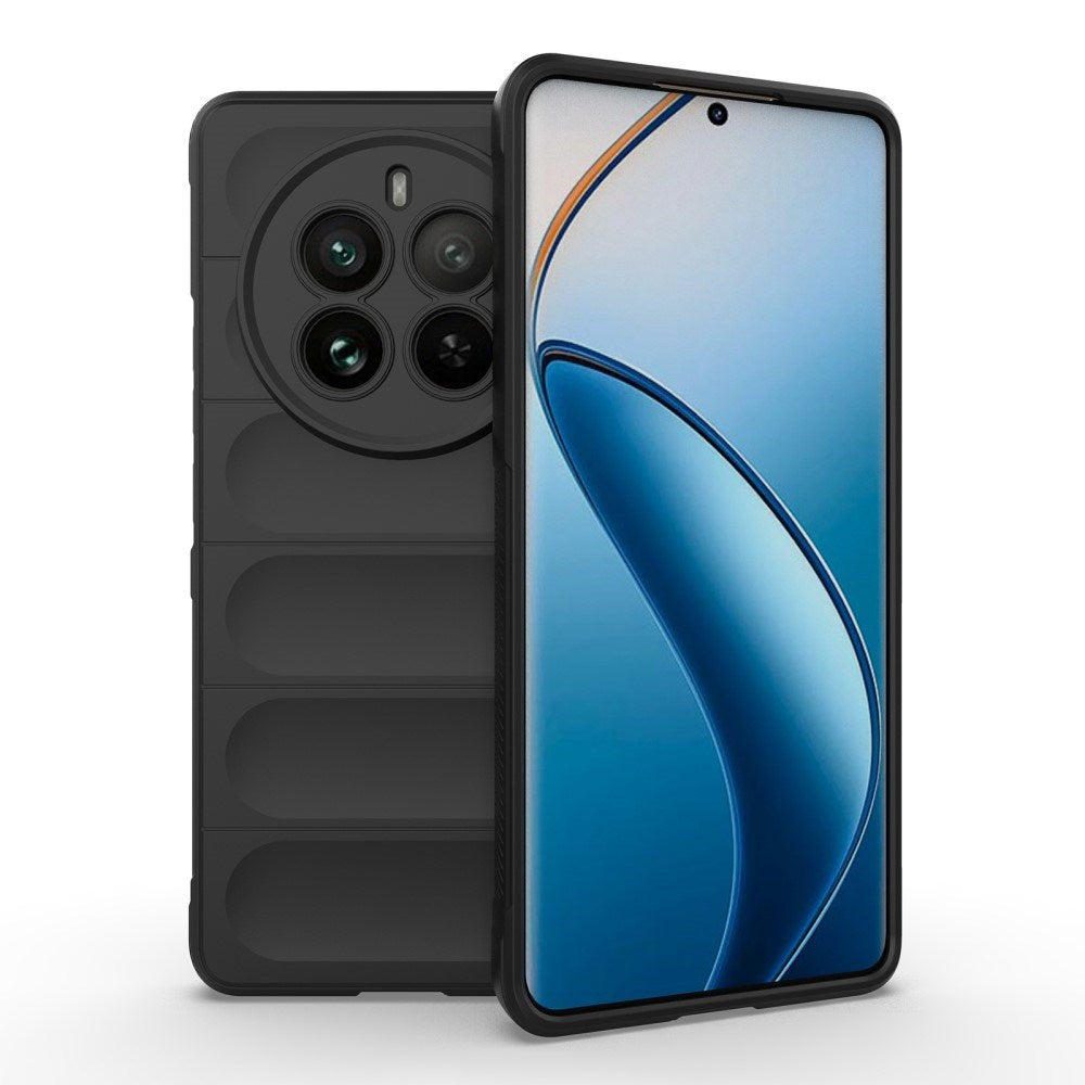 EIDERWOOD Realme 12 Pro (5G) / 12 Pro+ (5G) Flexibel Plast Skal - Svart