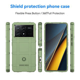 EIDERWOOD Xiaomi Poco X6 Pro Rugged Shield Series Tåligt Skal - Grön