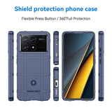 EIDERWOOD Xiaomi Poco X6 Pro Rugged Shield Series Tåligt Skal - Blå