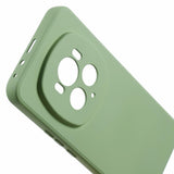 EIDERWOOD Honor Magic6 Pro 5G Fodral – Flexibelt Plast-fodral med Fiberfoder och Precisa Kamerautskärningar- Ljusgrön