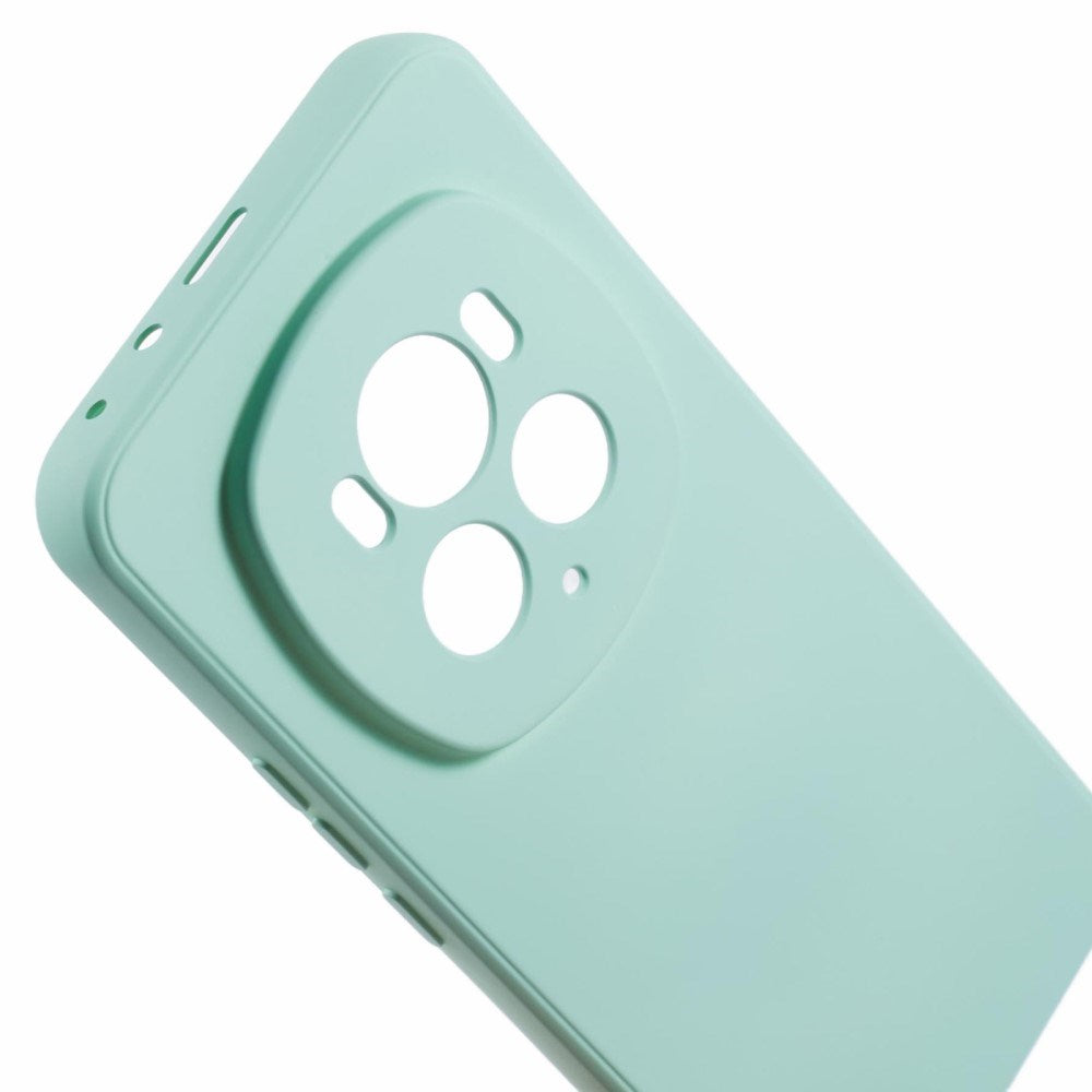 EIDERWOOD Honor Magic6 Pro 5G Fodral – Flexibelt Plast-fodral med Fiberfoder och Precisa Kamerautskärningar - Turkos