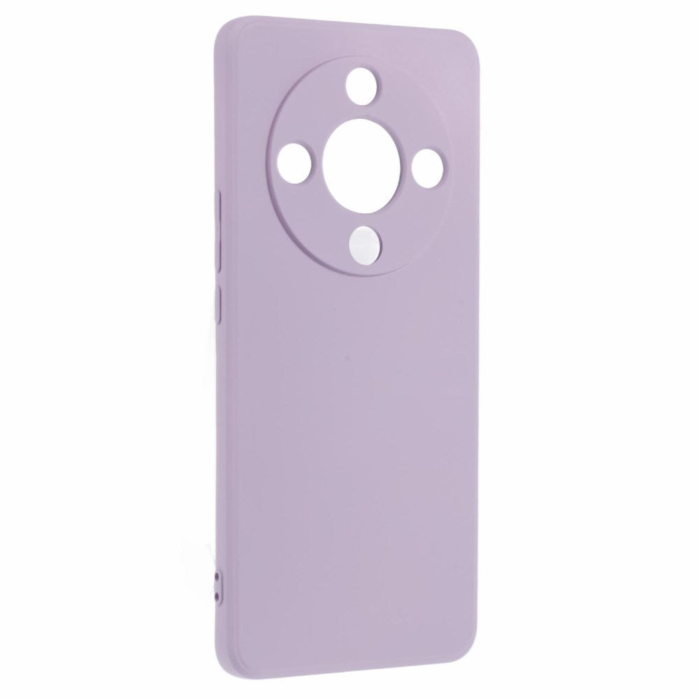 EIDERWOOD Honor Magic6 Lite 5G Fodral – Flexibelt Plast-fodral med Fiberfoder och Precisa Kamerautskärningar - Purpur
