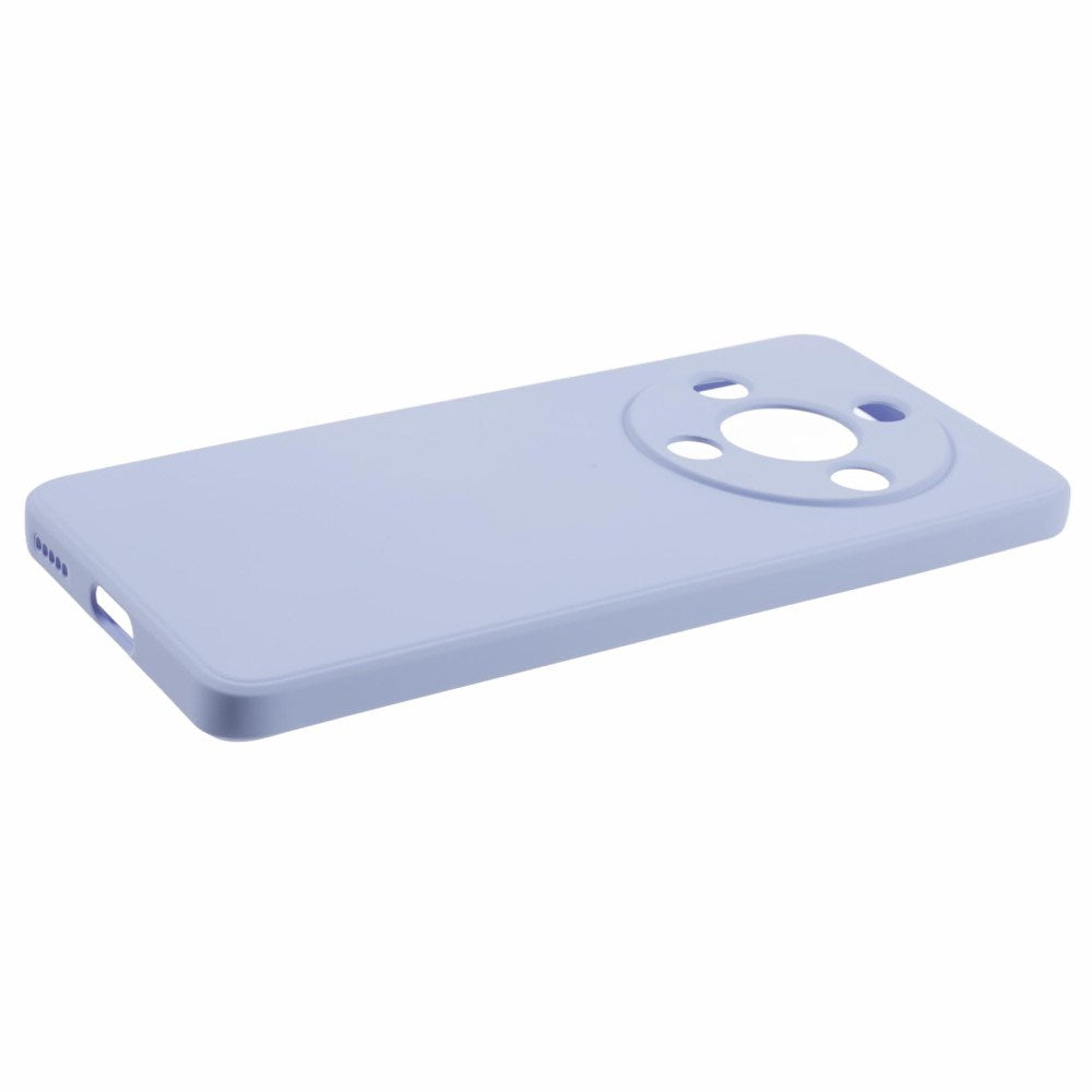 EIDERWOOD Honor Magic6 Lite 5G Fodral – Flexibelt Plast-fodral med Fiberfoder och Precisa Kamerautskärningar- Ljusblått