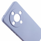 EIDERWOOD Honor Magic6 Lite 5G Fodral – Flexibelt Plast-fodral med Fiberfoder och Precisa Kamerautskärningar- Ljusblått