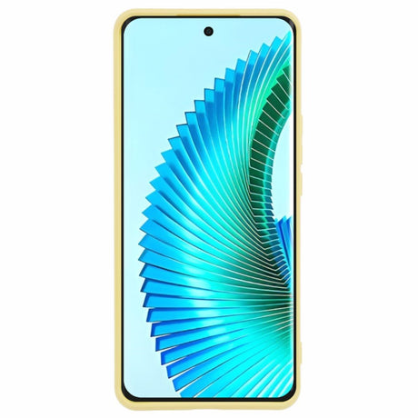 EIDERWOOD Honor Magic6 Lite 5G Fodral – Flexibelt Plast-fodral med Fiberfoder och Precisa Kamerautskärningar - Gul