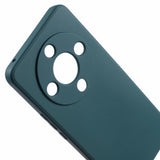 EIDERWOOD Honor Magic6 Lite 5G Fodral – Flexibelt Plast-fodral med Fiberfoder och Precisa Kamerautskärningar - Mörkgrön