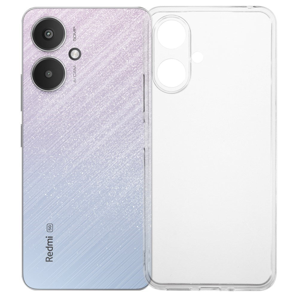 EIDERWOOD Xiaomi Redmi 13C (5G) Flexibelt Plast Skal - Transparent