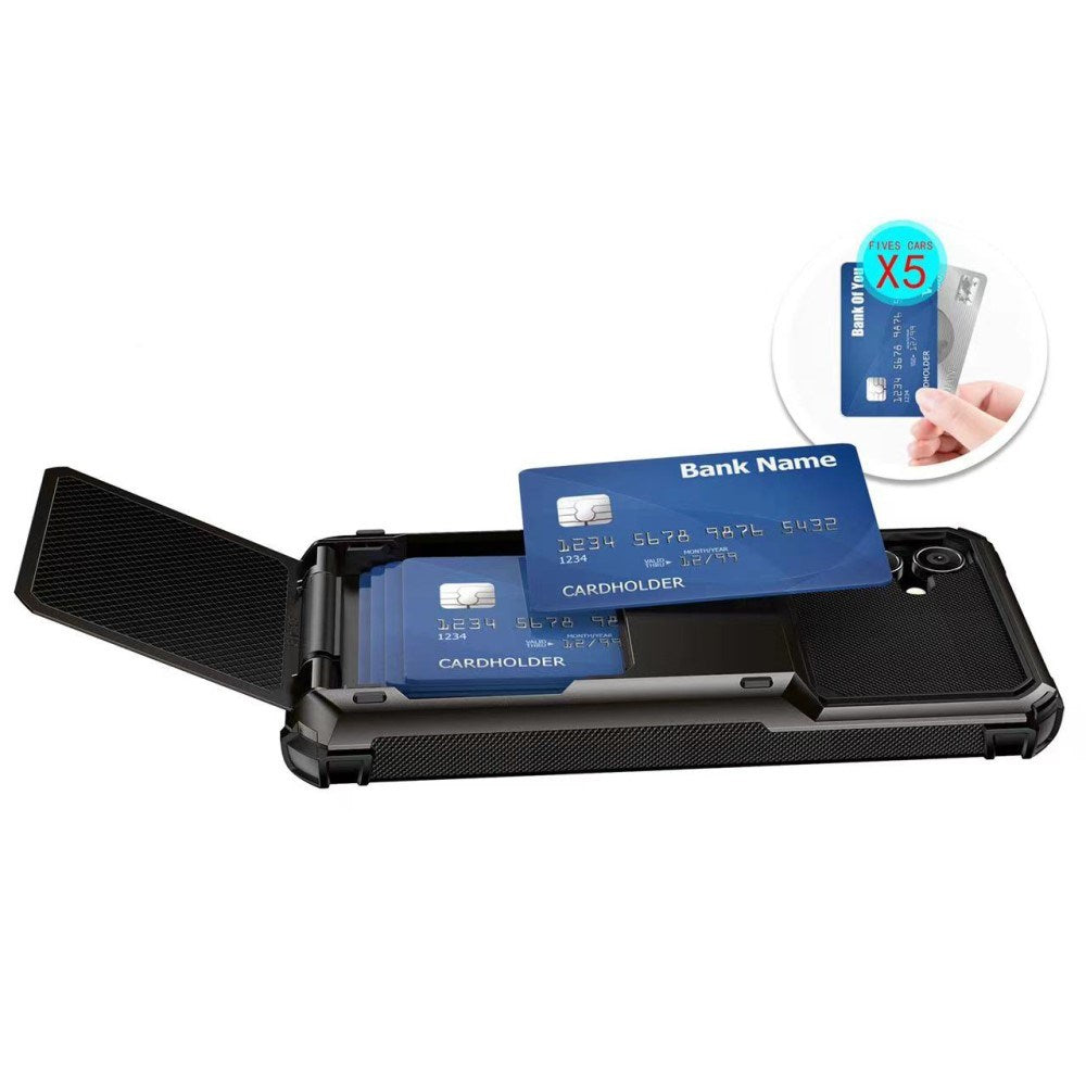 EIDERWOOD Samsung Galaxy S23 FE Hantverkare Skal med Korthållare - Svart