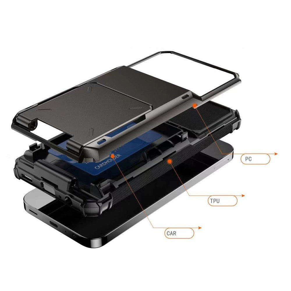 EIDERWOOD Samsung Galaxy S23 FE Hantverkare Skal med Korthållare - Svart