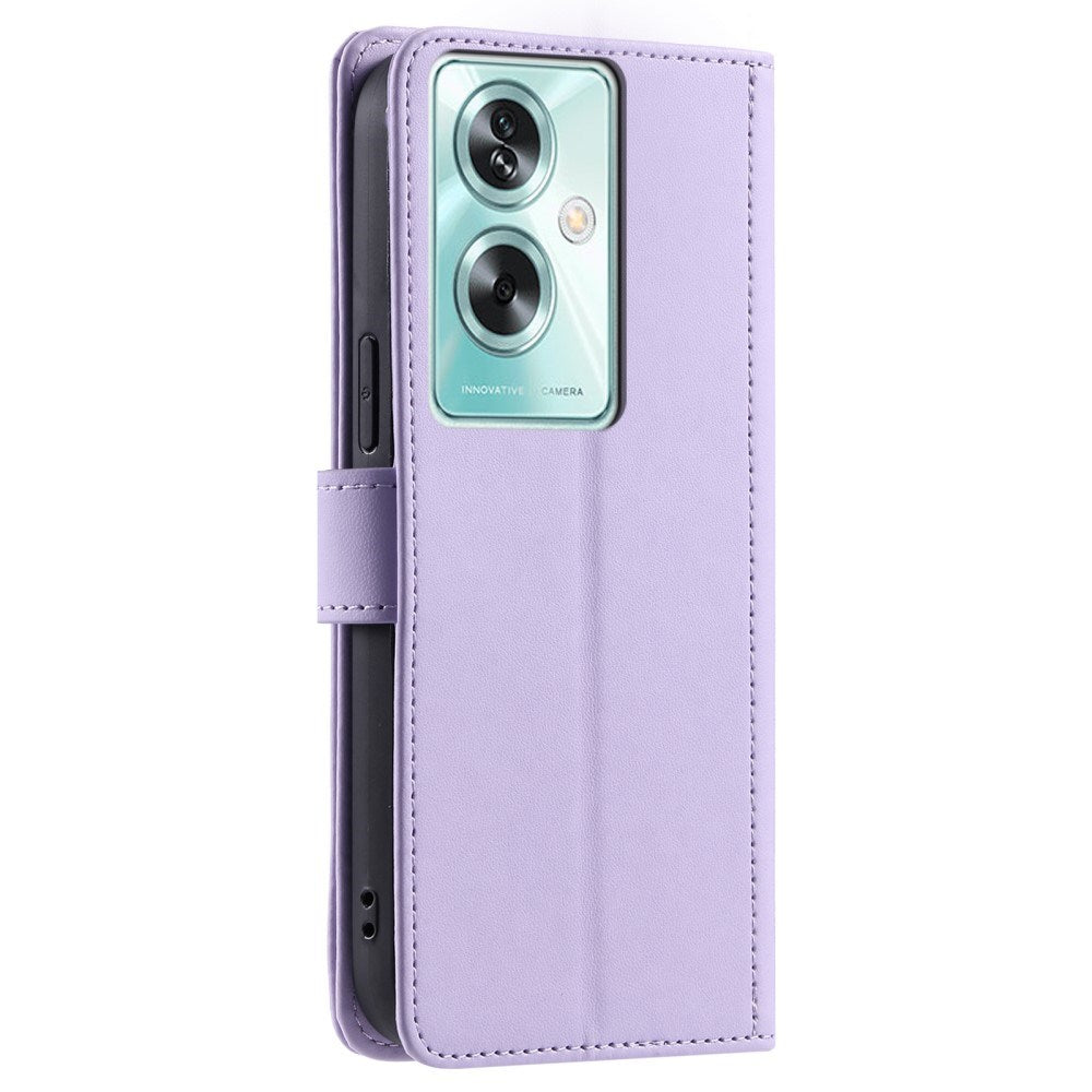 EIDERWOOD OnePlus Nord N30 SE (5G) / Oppo A79 (5G) / A2 (5G) Läderfodral med Rem & Crossbody Bag Funktion - Lila