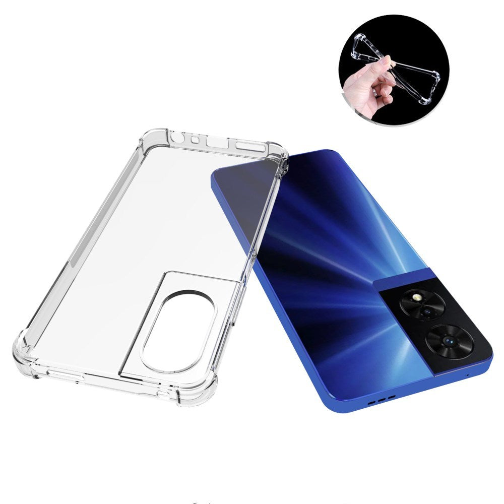 EIDERWOOD TCL 505 Skal med Förstärkta Hörn - Flexibel Plast - Genomskinlig