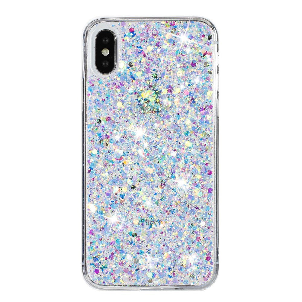 EIDERWOOD iPhone X / XS Glitter Skal - Silver