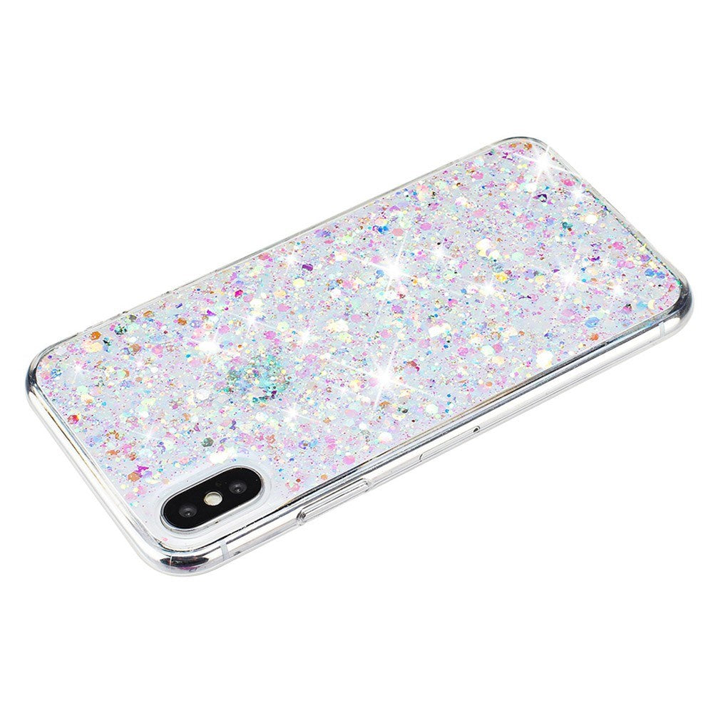 EIDERWOOD iPhone X / XS Glitter Skal - Silver