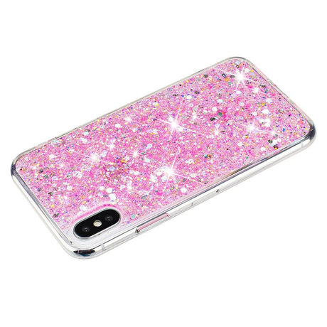 EIDERWOOD iPhone X / XS Glitter Skal - Rosa